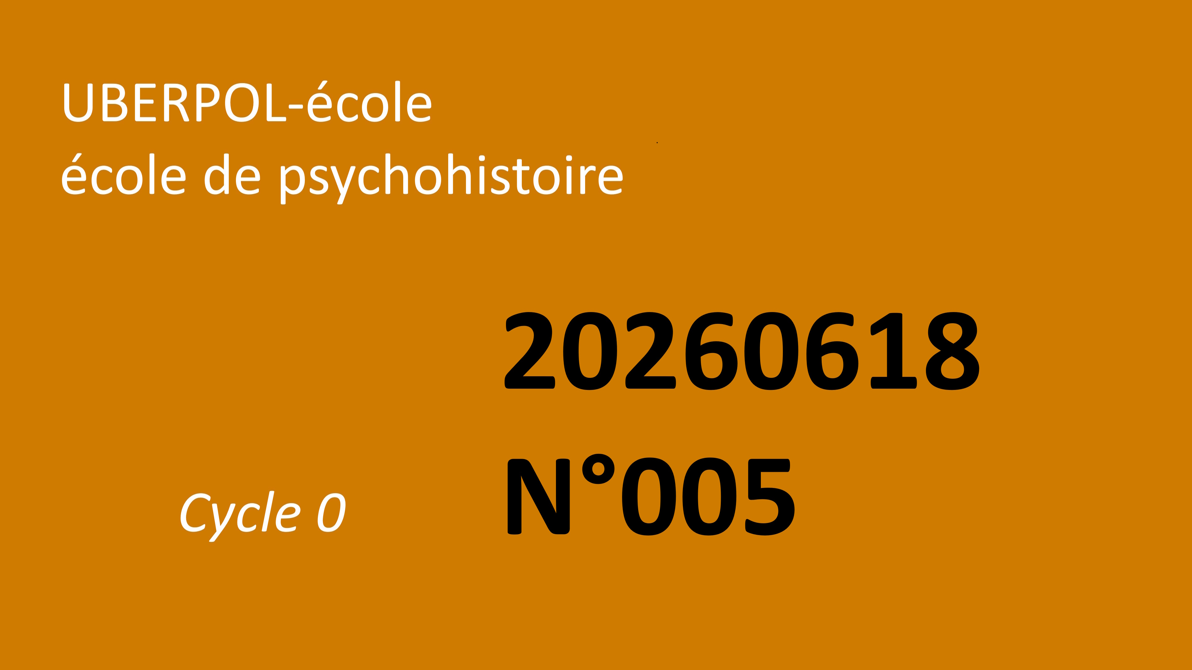 Le maître est zéro